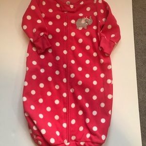 Carter’s Polk-a-dot elephant sleep sack